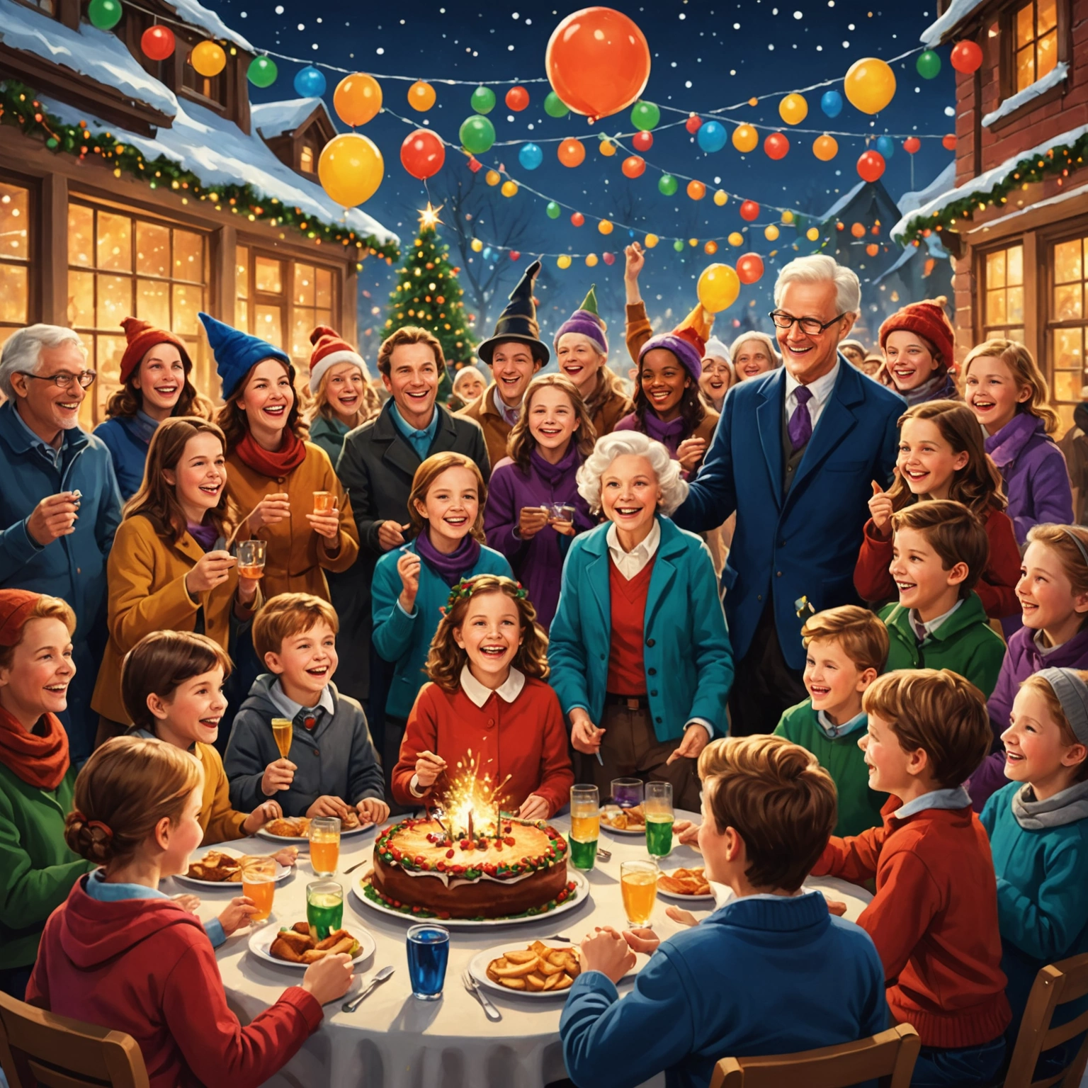 Новогодние сценки для взрослых и детей: короткие и смешные сценарии на Новый год