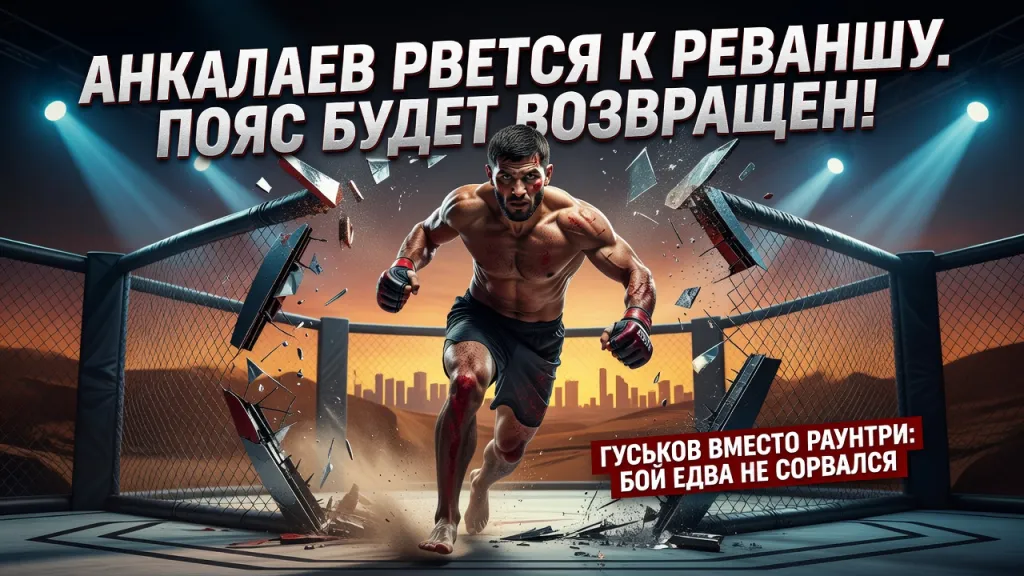 Анкалаев рвется к реваншу. Пояс будет возвращен!