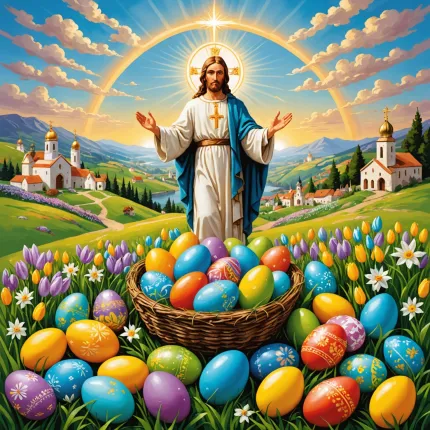 Христос Воскрес! Воистину Воскрес! — картинки: Пасхальные открытки и гифки